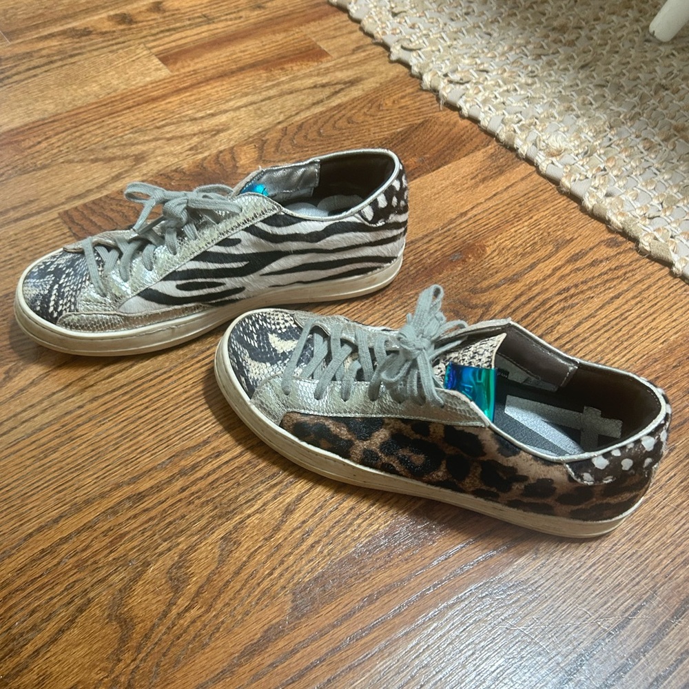 P448 Multi Animal Print Sneakers